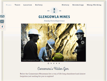 Tablet Screenshot of glengowlamines.ie